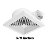 Maxbell Bathroom Exhaust Fan Compact Quiet Durability Easy Installation Bathroom Fan 6 inch