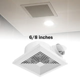 Maxbell Bathroom Exhaust Fan Compact Quiet Durability Easy Installation Bathroom Fan 6 inch
