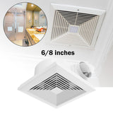Maxbell Bathroom Exhaust Fan Compact Quiet Durability Easy Installation Bathroom Fan 6 inch