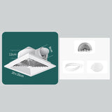 Maxbell Bathroom Exhaust Fan Compact Quiet Durability Easy Installation Bathroom Fan 6 inch