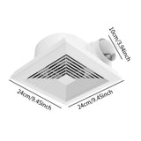 Maxbell Bathroom Exhaust Fan Compact Quiet Durability Easy Installation Bathroom Fan 8 inch