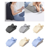 Maxbell Back Pillow Wedge for Bed Memory Foam Versatile for Home Living Room Leaning Dark Grey