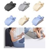 Maxbell Back Pillow Wedge for Bed Memory Foam Versatile for Home Living Room Leaning Dark Grey