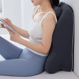 Maxbell Back Pillow Wedge for Bed Memory Foam Versatile for Home Living Room Leaning Dark Grey