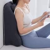 Maxbell Back Pillow Wedge for Bed Memory Foam Versatile for Home Living Room Leaning Dark Grey
