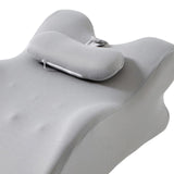 Maxbell Back Pillow Wedge for Bed Memory Foam Versatile for Home Living Room Leaning Light Grey