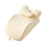 Maxbell Back Pillow Wedge for Bed Memory Foam Versatile for Home Living Room Leaning Khaki