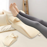 Maxbell Back Pillow Wedge for Bed Memory Foam Versatile for Home Living Room Leaning Khaki