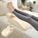 Maxbell Back Pillow Wedge for Bed Memory Foam Versatile for Home Living Room Leaning Khaki