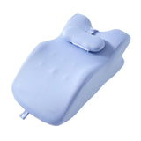 Maxbell Back Pillow Wedge for Bed Memory Foam Versatile for Home Living Room Leaning Blue