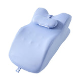 Maxbell Back Pillow Wedge for Bed Memory Foam Versatile for Home Living Room Leaning Blue