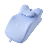 Maxbell Back Pillow Wedge for Bed Memory Foam Versatile for Home Living Room Leaning Blue