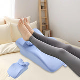 Maxbell Back Pillow Wedge for Bed Memory Foam Versatile for Home Living Room Leaning Blue