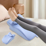 Maxbell Back Pillow Wedge for Bed Memory Foam Versatile for Home Living Room Leaning Blue