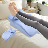 Maxbell Back Pillow Wedge for Bed Memory Foam Versatile for Home Living Room Leaning Blue