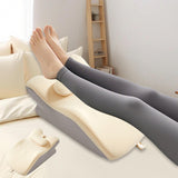 Maxbell Back Pillow Wedge for Bed Memory Foam Versatile for Home Living Room Leaning Khaki and Light Grey