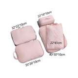 Maxbell 5x Portable Packing Cubes Packing Organizers for Clothing Garment Toiletries Pink