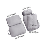 Maxbell 5x Portable Packing Cubes Packing Organizers for Clothing Garment Toiletries Gray