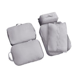 Maxbell 5x Portable Packing Cubes Packing Organizers for Clothing Garment Toiletries Gray