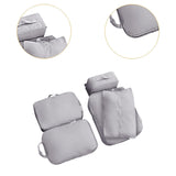 Maxbell 5x Portable Packing Cubes Packing Organizers for Clothing Garment Toiletries Gray