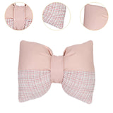 Maxbell Bow Pillow for Couch Car Backrest Cushion Aesthetic for Bedroom Couch Office Pink