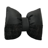 Maxbell Bow Pillow for Couch Car Backrest Cushion Aesthetic for Bedroom Couch Office Black