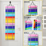 Maxbell Vinyl Roll Holder Hanging Vinyl Storage Organizer for Craft Room Home Closet Gray
