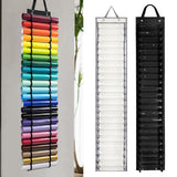 Maxbell Vinyl Roll Holder Hanging Vinyl Storage Organizer for Craft Room Home Closet Gray