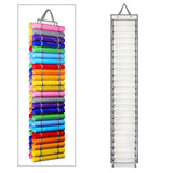 Maxbell Vinyl Roll Holder Hanging Vinyl Storage Organizer for Craft Room Home Closet Gray