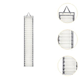 Maxbell Vinyl Roll Holder Hanging Vinyl Storage Organizer for Craft Room Home Closet Gray
