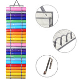 Maxbell Vinyl Roll Holder Hanging Vinyl Storage Organizer for Craft Room Home Closet Gray