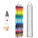 Maxbell Vinyl Roll Holder Hanging Vinyl Storage Organizer for Craft Room Home Closet Gray
