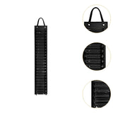 Maxbell Vinyl Roll Holder Hanging Vinyl Storage Organizer for Craft Room Home Closet Black