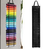 Maxbell Vinyl Roll Holder Hanging Vinyl Storage Organizer for Craft Room Home Closet Black