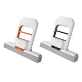 2xSelf Squeeze Mini Handheld Cleaning Mop Super Absorbent for Bathroom Mirrors White Orange