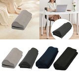 Maxbell Foot Rest for Under Desk Portable Leg Elevations Pillow for Gaming Car Desks Light Gray