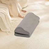 Maxbell Foot Rest for Under Desk Portable Leg Elevations Pillow for Gaming Car Desks Light Gray