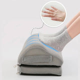 Maxbell Foot Rest for Under Desk Portable Leg Elevations Pillow for Gaming Car Desks Light Gray