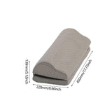 Maxbell Foot Rest for Under Desk Portable Leg Elevations Pillow for Gaming Car Desks Light Gray