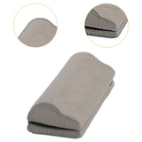 Maxbell Foot Rest for Under Desk Portable Leg Elevations Pillow for Gaming Car Desks Light Gray