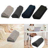 Maxbell Foot Rest for Under Desk Portable Leg Elevations Pillow for Gaming Car Desks Light Gray