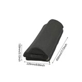 Maxbell Foot Rest for Under Desk Portable Leg Elevations Pillow for Gaming Car Desks Dark Gray