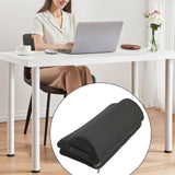 Maxbell Foot Rest for Under Desk Portable Leg Elevations Pillow for Gaming Car Desks Dark Gray