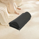 Maxbell Foot Rest for Under Desk Portable Leg Elevations Pillow for Gaming Car Desks Dark Gray