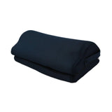 Maxbell Foot Rest for Under Desk Portable Leg Elevations Pillow for Gaming Car Desks Dark Blue