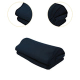 Maxbell Foot Rest for Under Desk Portable Leg Elevations Pillow for Gaming Car Desks Dark Blue