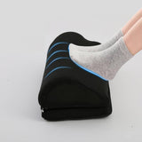 Maxbell Foot Rest for Under Desk Portable Leg Elevations Pillow for Gaming Car Desks Black