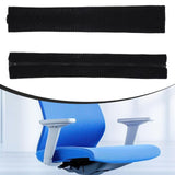 Maxbell 2Pcs Office Chair Armrest Covers Easy to Install Washable Armrest Protectors