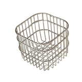 Maxbell Wire Mesh Basket Practical Decorative Organizer for Laundry Room Living Room 11x11x10cm
