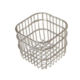 Maxbell Wire Mesh Basket Practical Decorative Organizer for Laundry Room Living Room 11x11x10cm